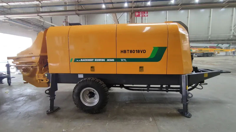 Стационарный бетононасос XCMG HBT8018VD