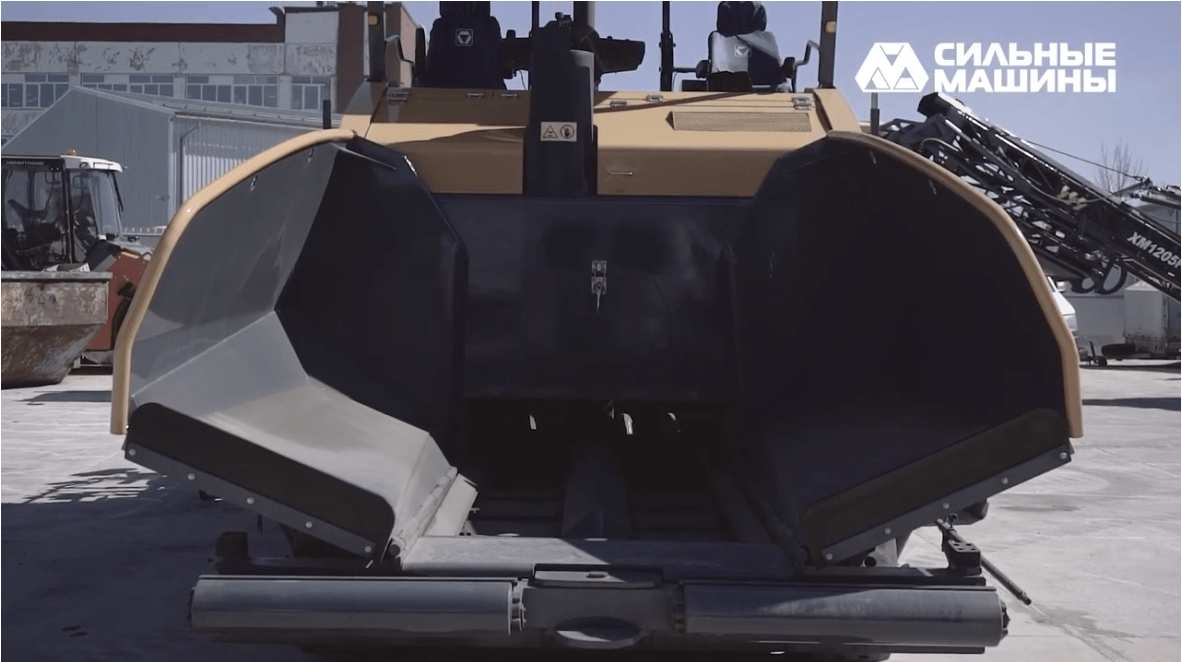 Обзор асфальтоукладчика RP603. Сильные машины.